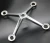 Import four arm stainless steel glass curtain wall holder spider from China
