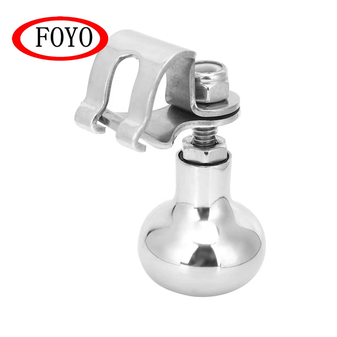 Foyo Brand Boat Accessories 304 Stainless Steel Steering Wheel Turning Knob for Sailboat and Yacht