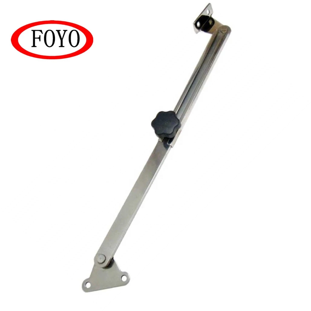 Foyo Brand Marine Supplier High Polished 8&#x27;&#x27; 304 Stainless Steel Hatch Adjuster for Sailboat and Boat