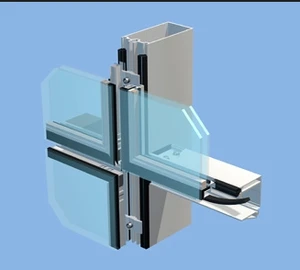 Frameless Curtain Wall Glass,Exterior Glass Wall Panels With Double Glass