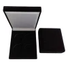 Free Mold Fee Black Color Velvet Coins Packing Gifts Boxes Custom Made Badge Medal Jewelry Watch Display Box Four Round Die Cut