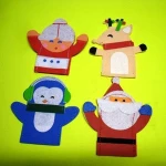 free sample hot selling handmade lovely felt finger puppets