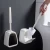 Import Free shipping Bathroom Accessories household soft strong tpr cleaning toilet brush set with holder from China