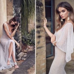 Free Shipping New stock Lace Deep V Hot Women Evening Dresses Long Sleeve Prom Gowns Ladies Party Dresses