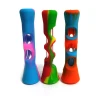 Free Shipping Silicone Hand Pipe Wholesale Tobacco  Water Pipe Smoking Weed Pipe
