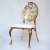 Import French Metal Gold Silver Stainless Steel Banquet Hall Dining+Chairs, Event Wedding Chairs from China