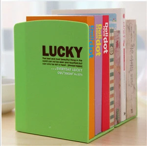 fresh candy color cartoon bookshelf plastic bookend