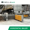 Fully Automatic Horizontal Baler for Waste Cardboard Paper Plastic Textile Fiber Straw