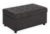 Futon Couch Bed, Modern Sofa Design Includes Sturdy Chrome Legs and Rich Linen Upholstery