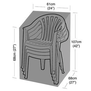 Garden Parkland Patio Chairs Furniture Outdoor Stacking Chair Cover Waterproof