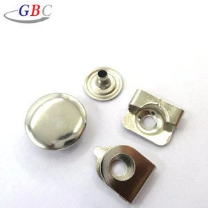 Garment accessories decorative metal trouser hook and eye