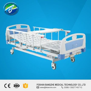 General ward nursing equipment manual sickbed with wheel