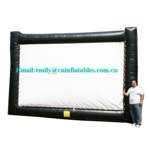 ginormous inflatable portable movie screen,blow up screen