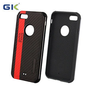 [GK] New Design Anti-drop With Weave Pattern 2 in 1 Cover Case For iPhone 8 Phone Accessories