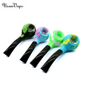 glass bowl  New Popular Wholesale Rubber Silicone  Smoking Pipes  Weed