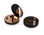 Glod brown elegant compact powder case