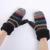 Import Gloves Winter Women Fahion Mixed Color Striped Knitted Wool Thickened Mittens Warm Ski Gloves from China