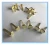 Import Gold and Silver Paper Fasteners Brass Plated Scrapbooking Brads Round Metal Brads for Crafts Making DIY from China