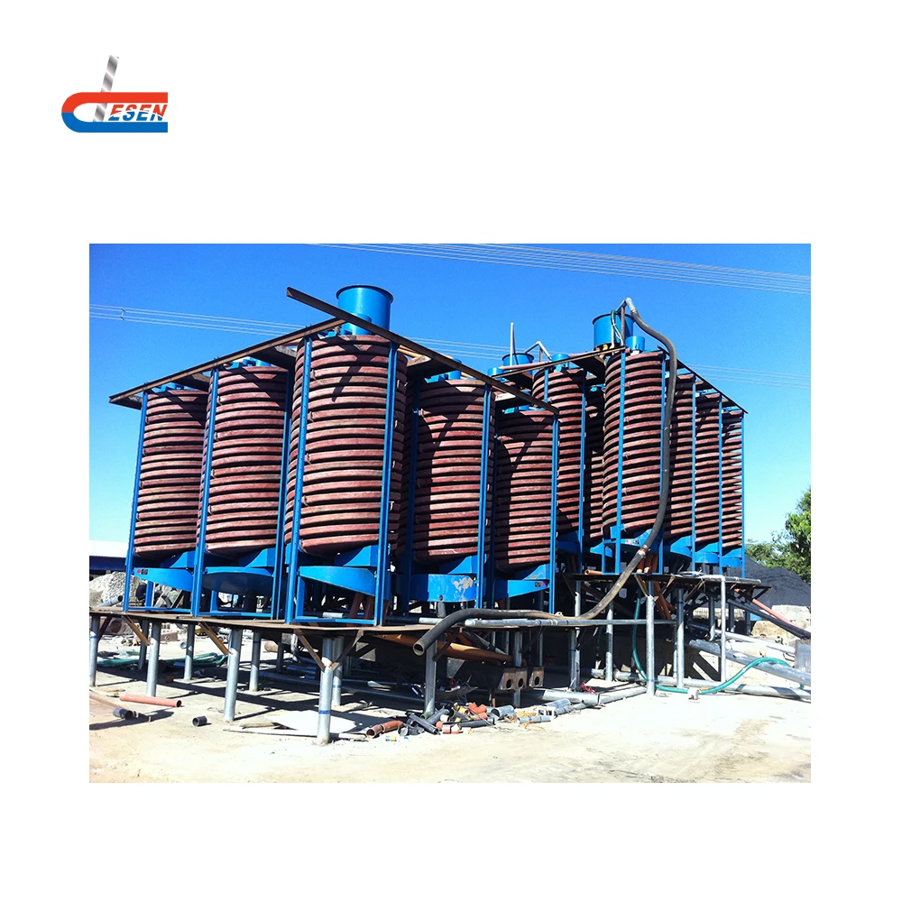 Gold Spiral Chute Gravity Separator For Sale