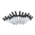 Import Good Price M12 M14 Black Color Aluminum Flat Head Open End Pop Blind Rivet DIN7337 from China