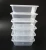 Import Good quality food packaging plastic container rectangle transparent plastic food storage container with lids from China
