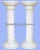 Import granite decorative round pillar from China