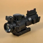Greenbase Rifle 223 AR 15 Accessories Red Green Yellow Guns and Weapons Sight 4X32 Fiber Optic Scope for Hunting