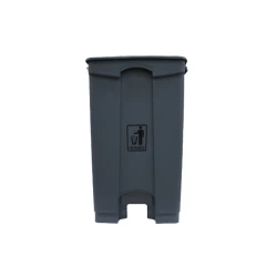grey large Plastic Dustbin open top bins