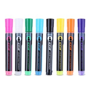 GXIN 8 colors liquid Dry Erase chalk marker pen set for chalkboard