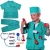 Import Halloween Kids Costume Accessories  Kids Doctor Costume Set Career Role Play with Surgeon Dress Accessories from China