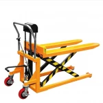 Handling Equipment Hydraulic Manual Stacker Forklift Pallet / Lift Platform