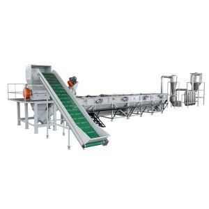 HDPE LDPE Plastic Recycling Processing Machine Factory with Flotation Bath