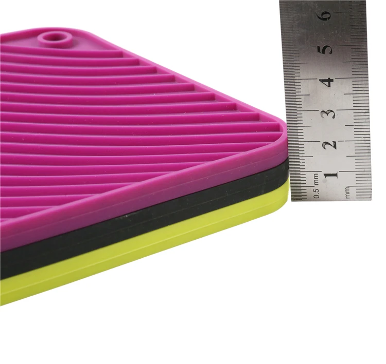 Heat Resistant rubber Silicone Pads new Pot Holder Mat Pad Trivet Holder
