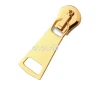 Heavy Duty Auto Lock Gold Metal Zipper Slider with OEM ODM Welcomed