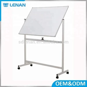 Height adjustable whiteboard with stand for kids writing
