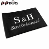 High density flat woven garments label for clothing