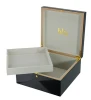 High Glossy Carbon Fiber Watch Jewelry Box with 6 Slots