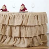 High-grade table linen skirt for wedding