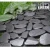 Import High polished non-slip natural black pebble stone for garden decorations from China