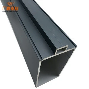 High precision building glazing modular curtain wall aluminium profile