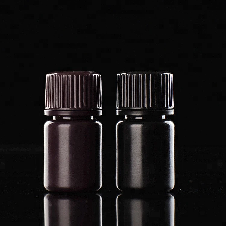 High quality 10ml LDPE plastic brown amber laboratory reagent bottle