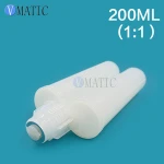 High Quality 200ml 1:1 Plastic Silicone Sealant Cartridge for Caulking Gun