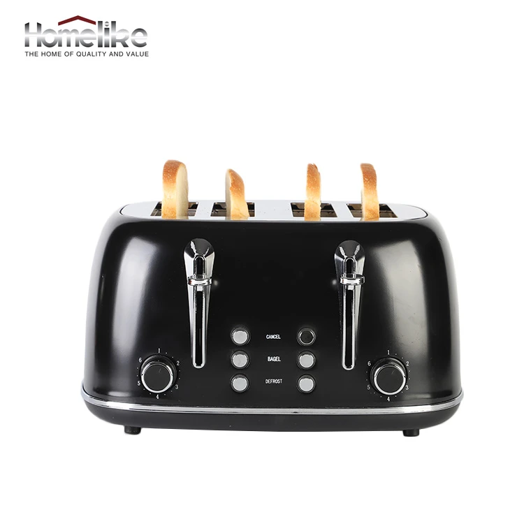 High Quality automatic electric 4 slice bread toaster