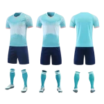 High Quality Cheap Soccer Jersey Uniform De Futbol Club Soccer Uniform Sets Football Jersey Kit Custom Quick Dry Wear for Men