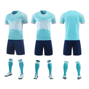 High Quality Cheap Soccer Jersey Uniform De Futbol Club Soccer Uniform Sets Football Jersey Kit Custom Quick Dry Wear for Men