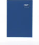 High quality Customilized logo notebook A5 Blue 2023 Diary Planner gift set with great logo setgreat logo cover