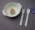 Import High quality cute bamboo fiber 5 piece tableware set baby dinner set from China