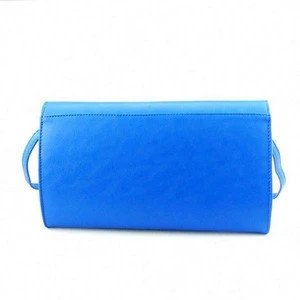 High quality exquisite design new fashion style lower price pu blue messenger bags for girls