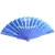 Import High Quality fabric logo printing folding hand held plastic fan from China