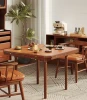 High quality factory solid wood Restaurant dining room furniture wooden folded dining table